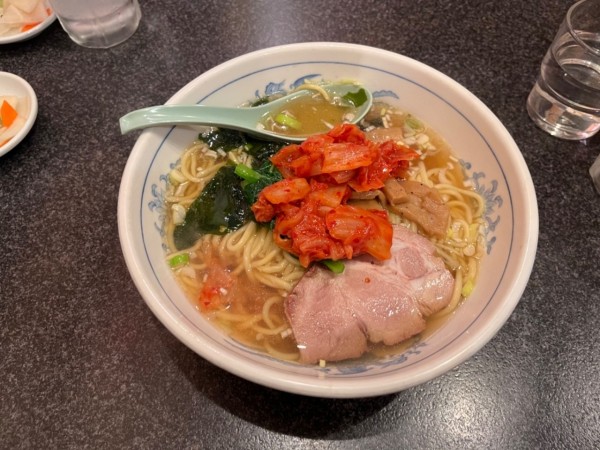 「キムチラーメン800円」@つけ麺みなみの写真