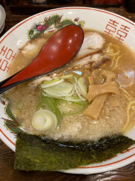 「【がもよんツアー③】こってりしょうゆラーメン¥850」@豚吉 本店の写真