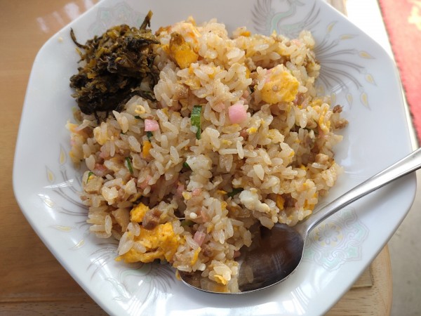 「半チャーハン　２５０円」@甲子苑の写真