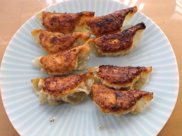 「ギョーザ　４００円」@甲子苑の写真