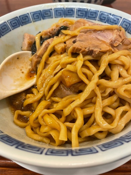 「チャーシュー釜玉油そば」@中華そば 千乃鶏の写真