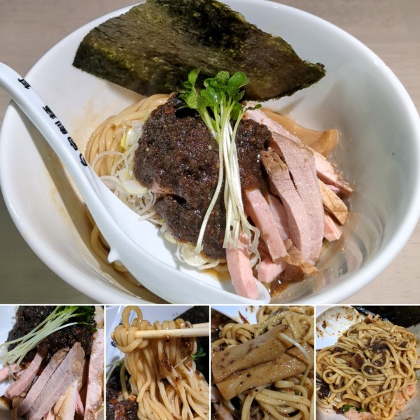 「魚懐まぜそば　950円」@自家製麺 甚の写真