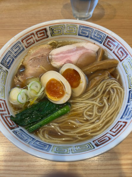 「味玉中華そば」@ほっこり中華そば もつけの写真