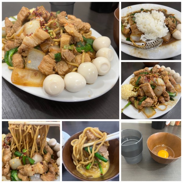 「【限定】皿スタ満（生卵追い飯付）1100円まさお60円×2」@元祖スタミナ満点らーめんすず鬼 狭山ヶ丘分店の写真