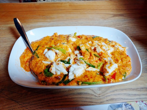 「プーパッポンカリー（520バーツ）」@Savoey Terminal 21 Asokの写真