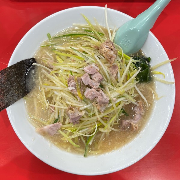「ネギラーメン（850円）ネギW（100円）」@かいざん 西船橋店の写真