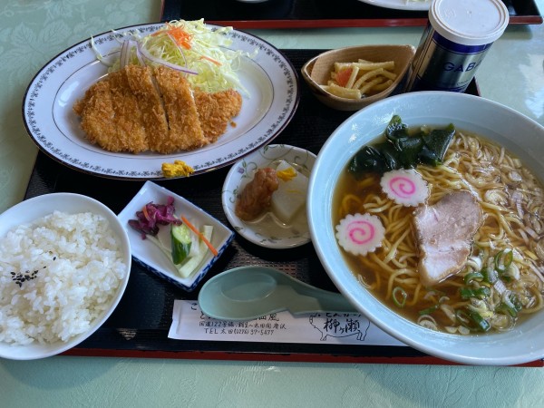 「ラーメンセット 760円＋税」@柳ケ瀬の写真