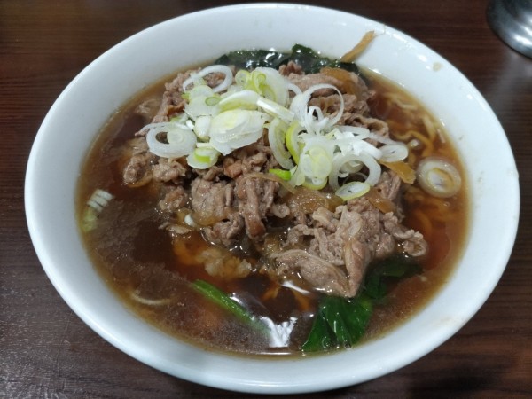 「牛肉ラーメン」@ちりちりラーメン 風鈴屋の写真