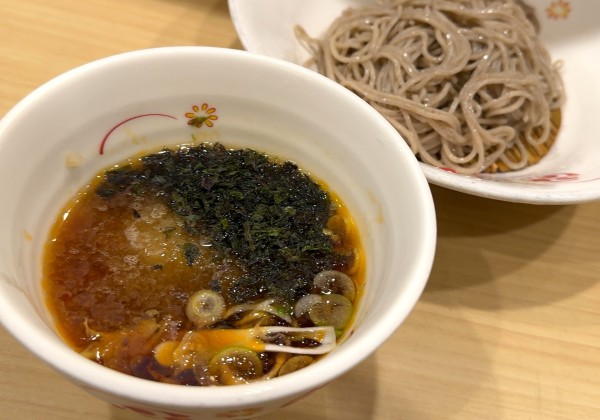 「海苔つけそば(540円)」@いろり庵きらく 四ツ谷店の写真