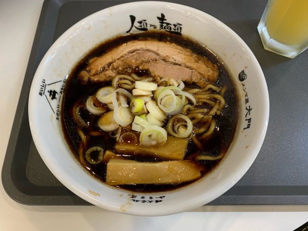 「薄切りmicro」@人類みな麺類 JR名古屋駅・幻の1番線の写真
