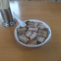 肉そば(手打ち)
