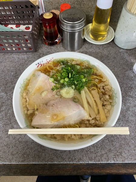 「中華そば脂マシマシニンニクトッピング」@つたふじ 福山支店の写真