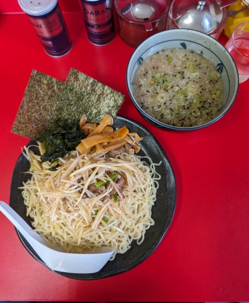 「ネギつけめん」@ラーメンショップ 結城東店の写真