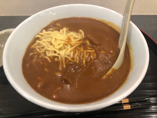 「カレーラーメン」@和かふぇ 遅々の写真