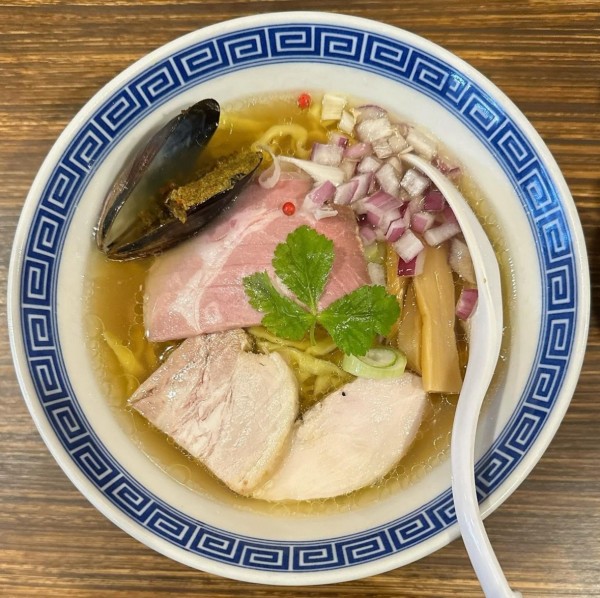 「貝だし塩そば」@だし廊 -DASHIRO-の写真