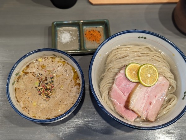 「濃厚おつけそば醤油」@麺房 鶏くらふとの写真