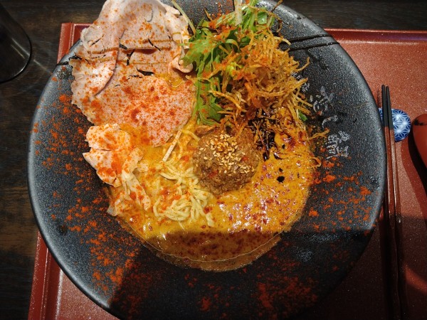 「鯉担麺（激辛）」@恋し鯛の写真