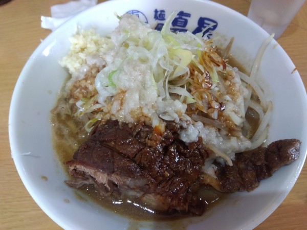 「(限定)濃厚肉汁豚骨らーめん(1,250円)」@麺屋 真星の写真