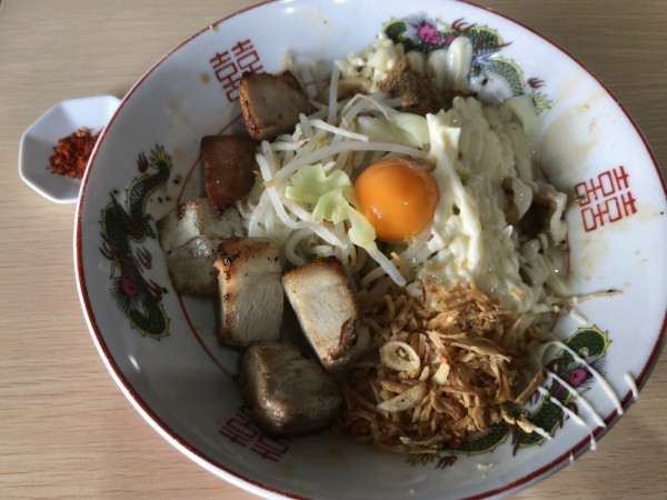 「ミニ汁なし(￥950)」@自家製麺 まさきの写真