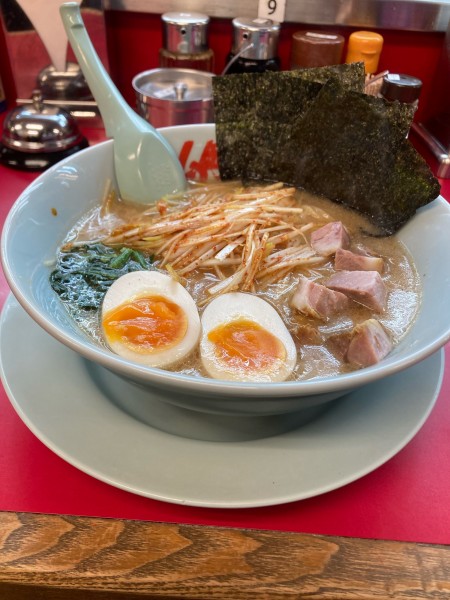 「醤油　ネギ」@ラーメン山岡家 常陸大宮店の写真