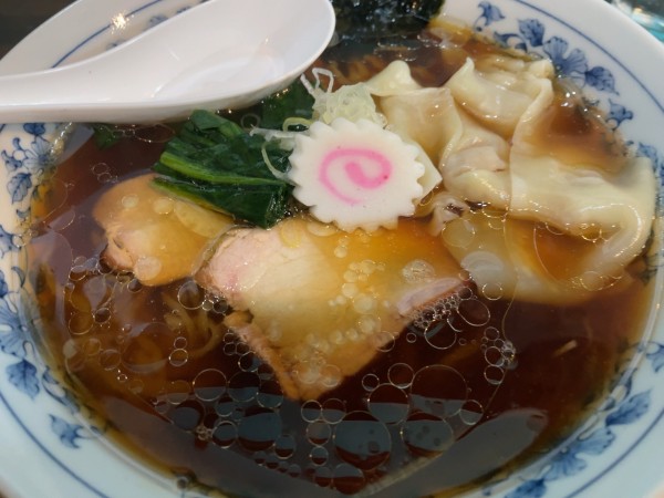 「ワンタンメン950円」@白河中華そば 真心の写真