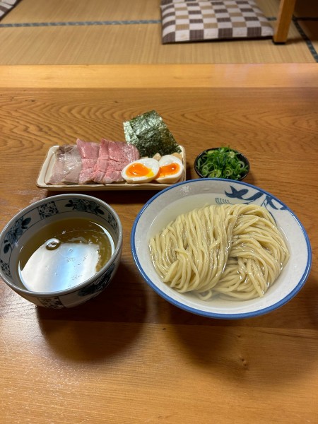「特製昆布水つけ麺塩」@麺屋お浦の写真