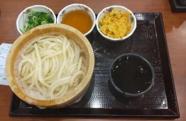 「釜揚並340円」@丸亀製麺 米沢店の写真