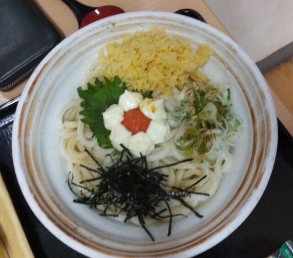 「明太マヨうどん大640円」@どんQ製麺の写真