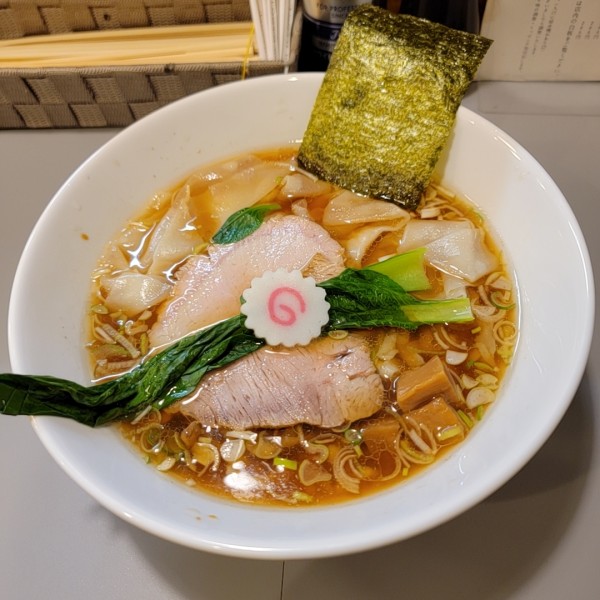 「ワンタン入り手打ち中華」@白河手打ちラーメン アサガキタの写真