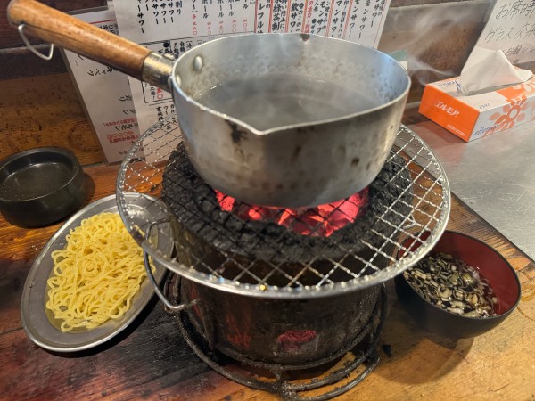 「〆の七輪ラーメン　290円」@欽ちゃんの写真