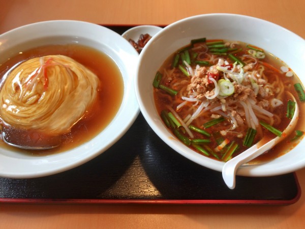 「台湾ラーメン➕天津飯」@台湾料理 萬福来の写真