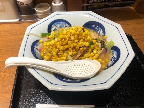 「北海道コーンみそちゃんぽん」@長崎ちゃんぽん リンガーハット 川越U_PLACE店の写真