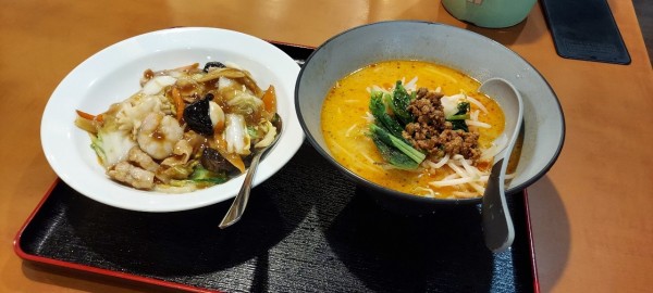 「タンタンメン+中華飯(少な目)」@昇龍の写真