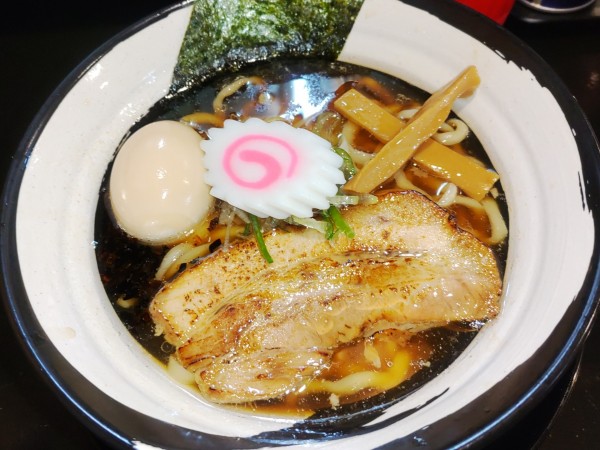 「中華そば（醤油）味玉 1010円」@麺処ふくすけの写真