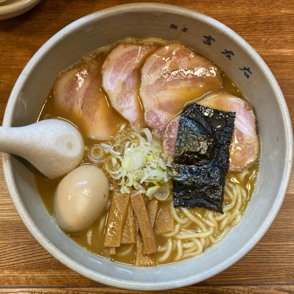 「大盛りらーめん味玉 ¥1,230 チャーシュー ¥500」@麺屋吉左右の写真