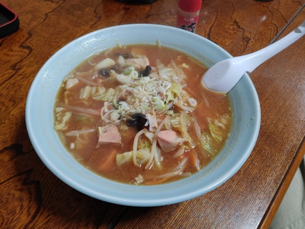 「みそラーメン　大盛り　800+100円」@ラーメン処 天神の写真