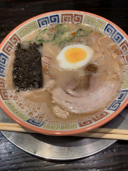 「昔ラーメン　小盛」@大砲ラーメン 天神今泉店の写真