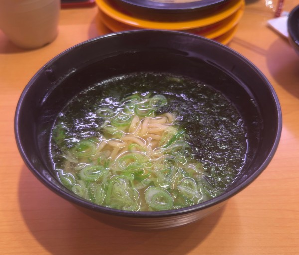 「帆立出汁の塩ラーメン」@スシロー 千葉みなと店の写真