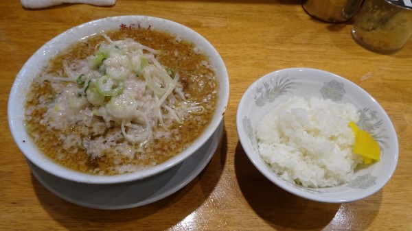 「味噌ラーメン（1,050円）＋めし（150円）」@ラーメン あらしんの写真