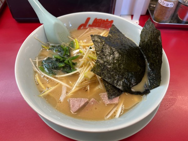 「醤油ネギラーメン　830円」@ラーメン山岡家 鶴ヶ島店の写真