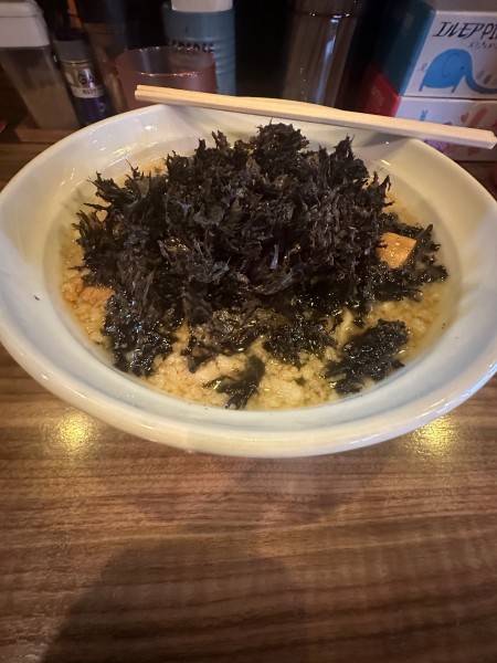 「岩のり 950円」@麺屋 とどろきの写真