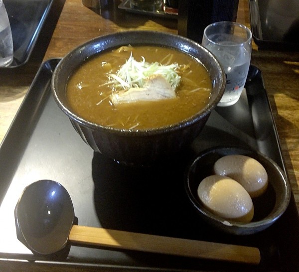 「中華そば小760円煮玉子150円×2」@もちもちの木 白岡店の写真