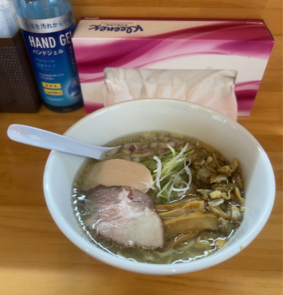 「追い貝出汁らぁ麺 むき貝」@麺処 大椎亭の写真