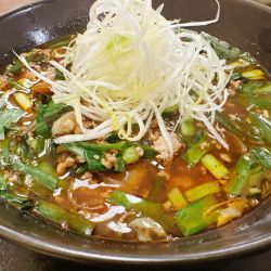 勝浦タンタンメン ニラ攻め