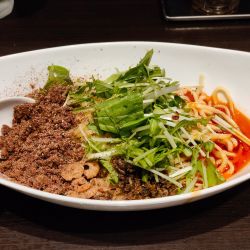 つゆ無し担担麺