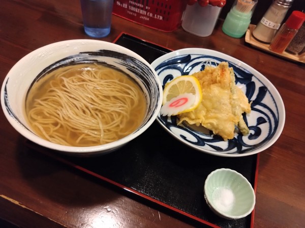 「限定 のどぐろ天の鯛出汁潮そば 830円」@煮干し中華専門店 つじ製麺所の写真
