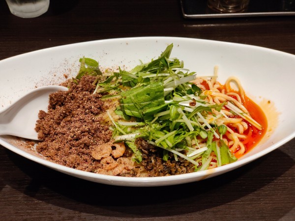 「つゆ無し担担麺」@四川担担麺 阿吽 キッテグランシェ店の写真