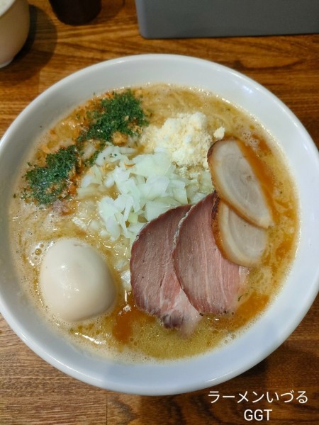 「G・G・T(がっつりガーリックとろり)」@ラーメンいづるの写真