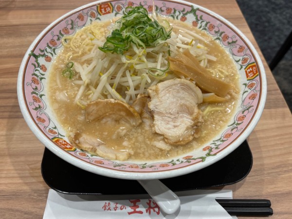「餃子の王将ラーメン(大盛)」@餃子の王将 池袋東口店の写真