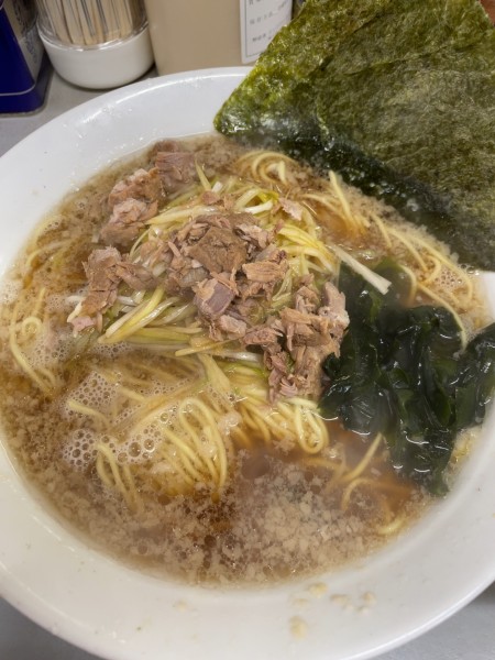 「ネギラーメン中盛」@ラーメンショップ 122号騎西店の写真